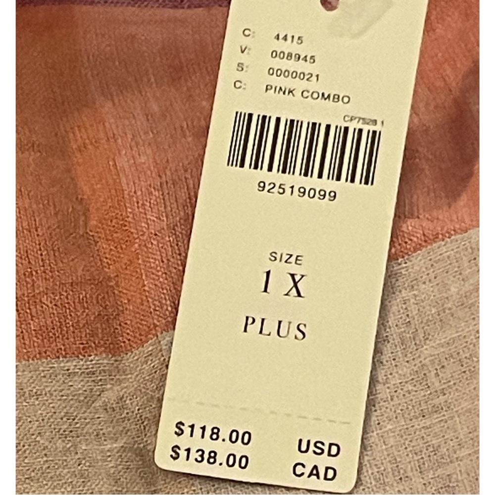 Anthropologie The Malika Printed Dress: Picnic Edition NWT SZ 1X - Picture 12 of 16